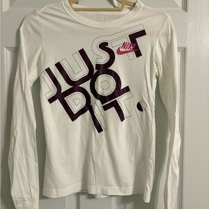 Nike White Cotton Shirt